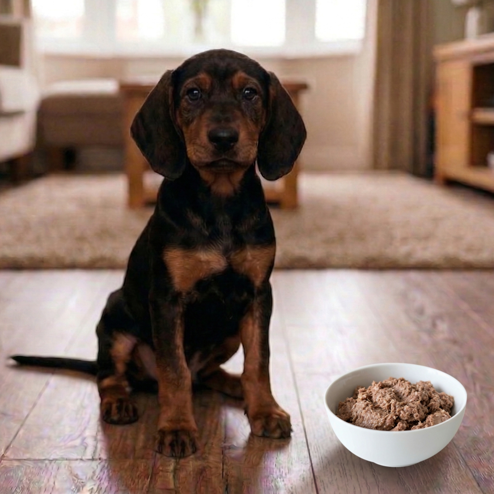 Bozita Purely Pate Duoprotein Puppy indyk z kurczakiem 370g karma mokra dla psa